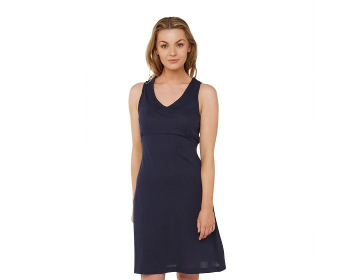 jurk Sienna NosiLife dames polyamide donkerblauw maat 36