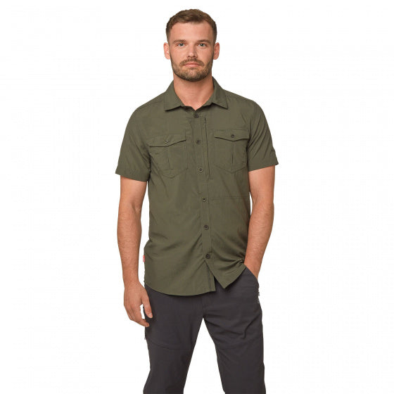 outdoor T-shirt Adventure II heren donkergroen maat S