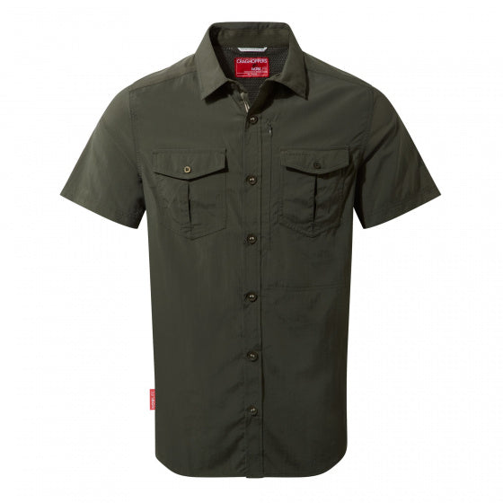 outdoor T-shirt Adventure II heren donkergroen maat S
