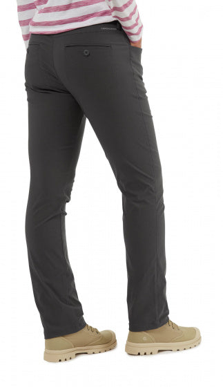 outdoorbroek Clara II dames polyamide antraciet mt 42/L