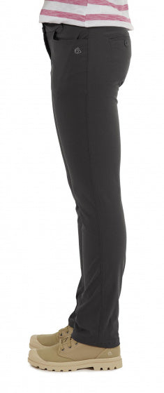 outdoorbroek Clara II dames polyamide antraciet mt 46/L