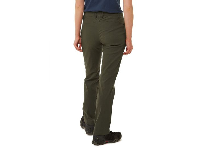 outdoorbroek Kiwi Pro II dames polyamide donkerbruin mt 36/M