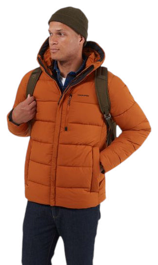 outdoorjas Norwood heren PE/PA/elastaan oranje mt 4XL