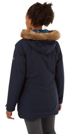 outdoorjas Sakura dames polykatoen navy maat 38