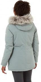 outdoorjas Stormy Sea dames polykatoen blauw maat 38