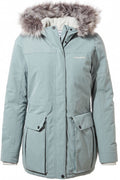 outdoorjas Stormy Sea dames polykatoen blauw maat 44