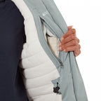 outdoorjas Stormy Sea dames polykatoen blauw maat 42