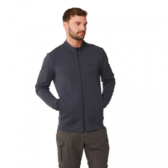 outdoorvest Alba heren polyester/katoen blauw maat XXL