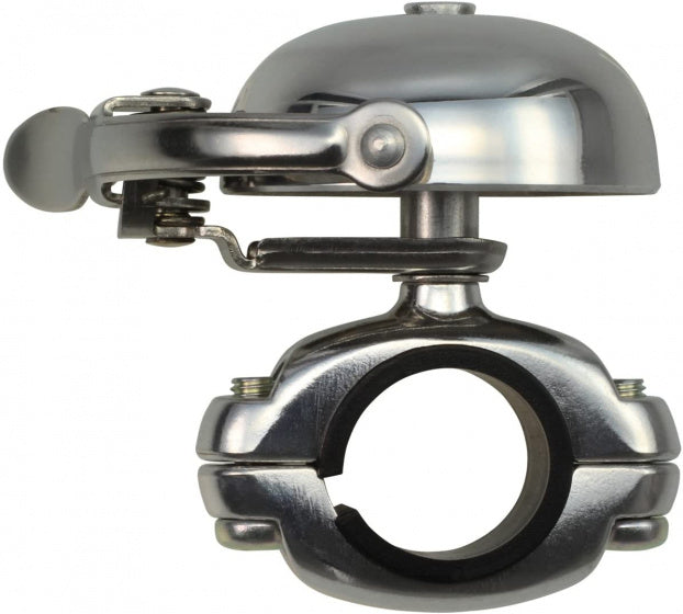 Crane mini suzu bell (die cast) - polished silver