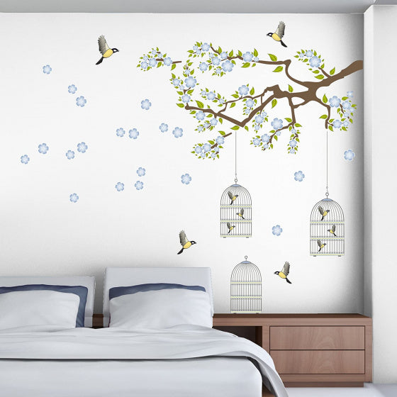 Crearreda Muursticker Branch Cages 300 x 270 cm 13-delig