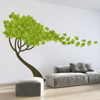 Crearreda Muursticker Tree 220 x 300 cm vinyl groen 17-delig