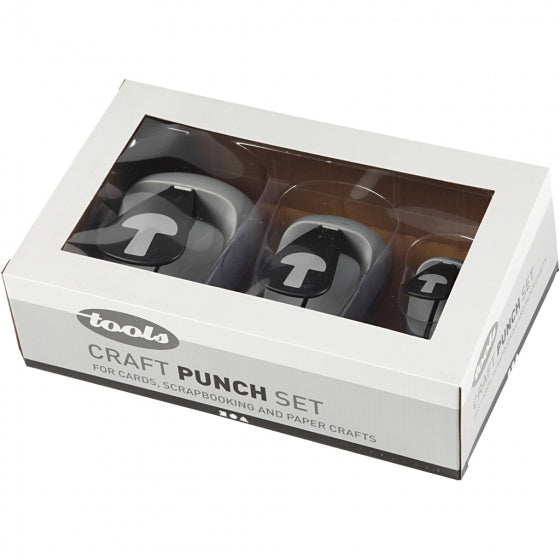 ponsen set, champignon, afm 25+50+75 mm, 3 stuk 1 doos