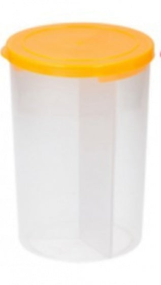 vershoudbus 0,75 liter kunststof transparant/oranje