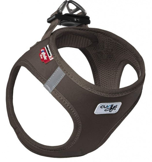 hondentuigje Harness 40-45 cm softshell mesh/nylon bruin