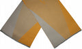 sjaal dames 180 x 63 cm polyester/viscose oranje/grijs
