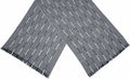 Cwi Sjaal dames 180 x 65 cm polyester grijs/wit one-size