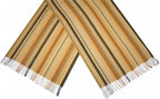 Cwi Sjaal Gestreept dames 180 x 65 cm polyester geel