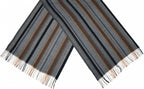 Cwi Sjaal Gestreept dames 180 x 65 cm polyester grijs