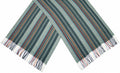 sjaal met print dames 180 x 65 cm polyester groen one-size