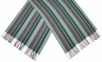 sjaal met print dames 180 x 65 cm polyester groen one-size