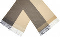 Cwi Sjaal Patroon dames 180 x 68 cm polyester beige/bruin