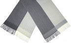 Cwi Sjaal Patroon dames 180 x 68 cm polyester grijs