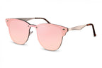 zonnebril dames panto semi-randloos cat. 3 roze/roze