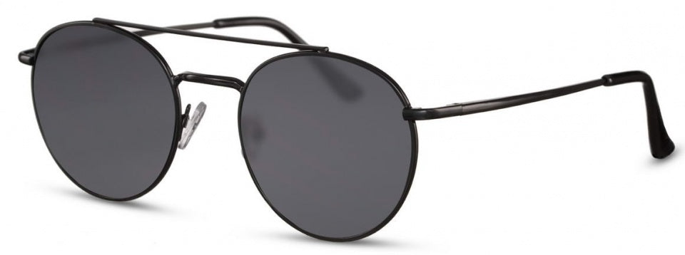 zonnebril piloot unisex zwart/smoke (CWI2428)