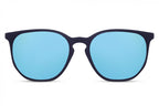 zonnebril unisex panto volledig omrand cat. 2 blauw