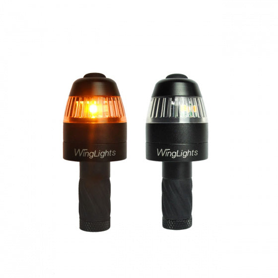 WingLights360 Richtingaanwijzer en zijlichten voor fietsstuur zwart