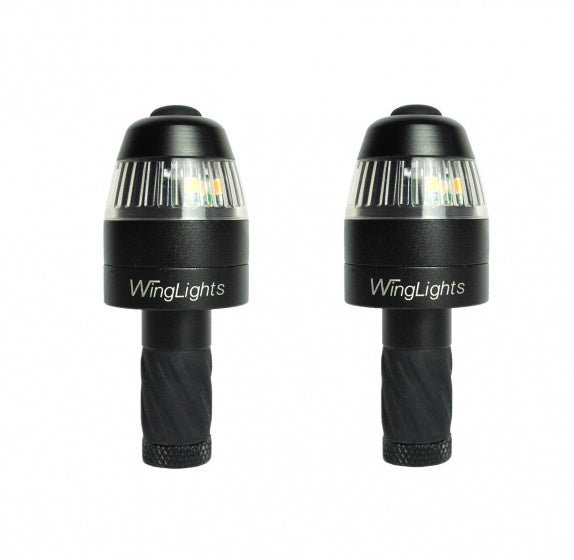 WingLights360 Richtingaanwijzer en zijlichten voor fietsstuur zwart