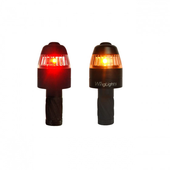 WingLights360 Richtingaanwijzer en zijlichten voor fietsstuur zwart