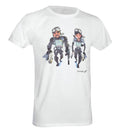 T-shirt Navy Seal Team heren katoen wit maat M