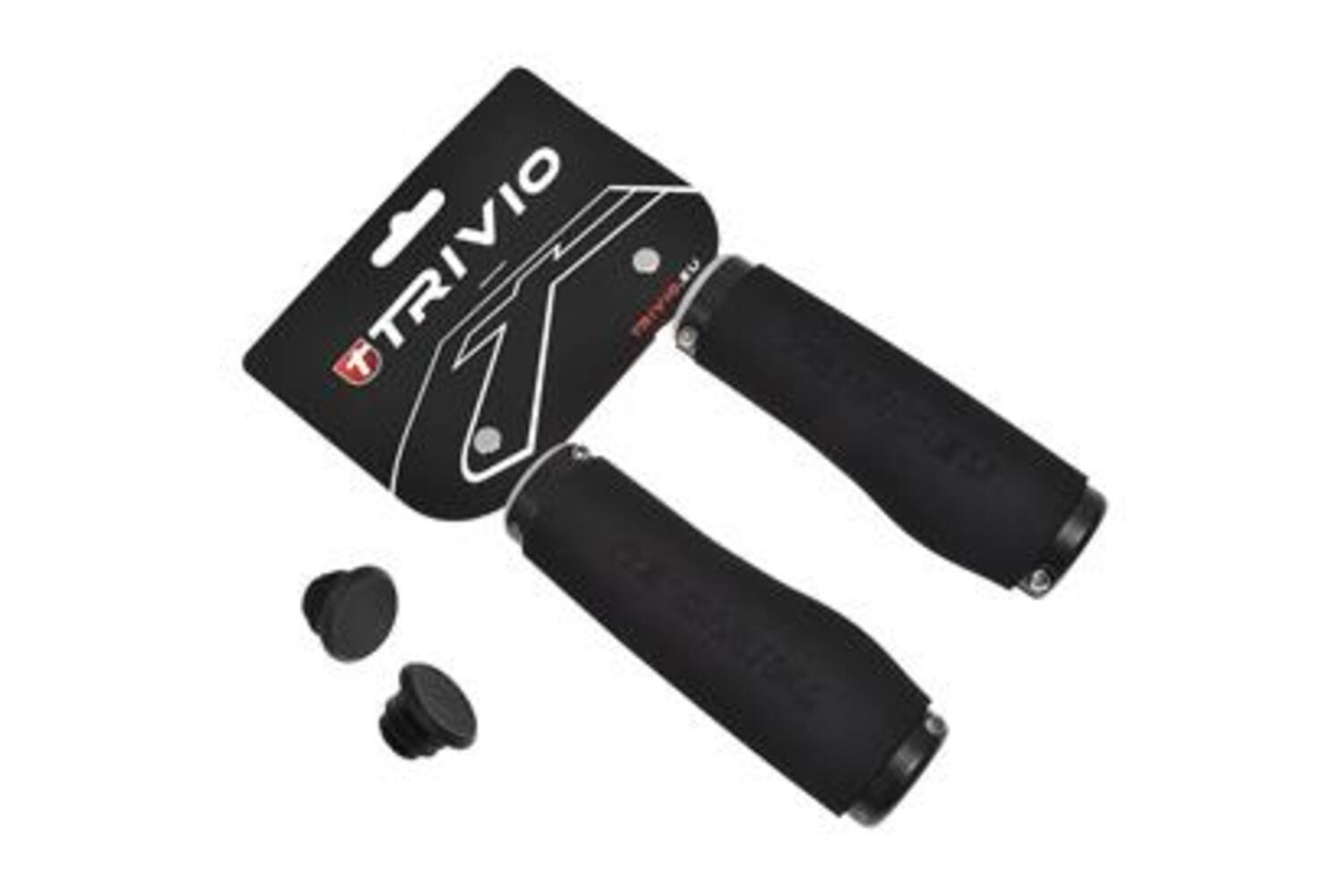 Trivio - mtb handvatten foam lock-on zwart