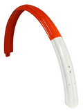 Bls spatbord achter staal oranje 28x11/2 635 zonder stang
