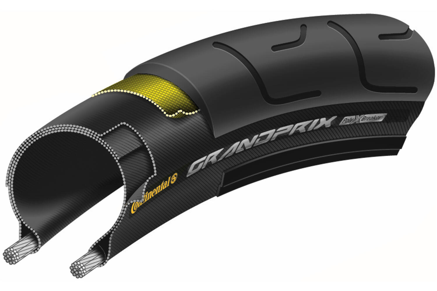 CONTINENTAL GP draad 28C Road black