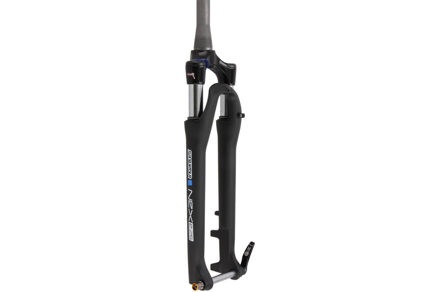 Srsuntour sr suntour - vork nex-e25 ds 700c 63mm tapered 15mm mat zwart