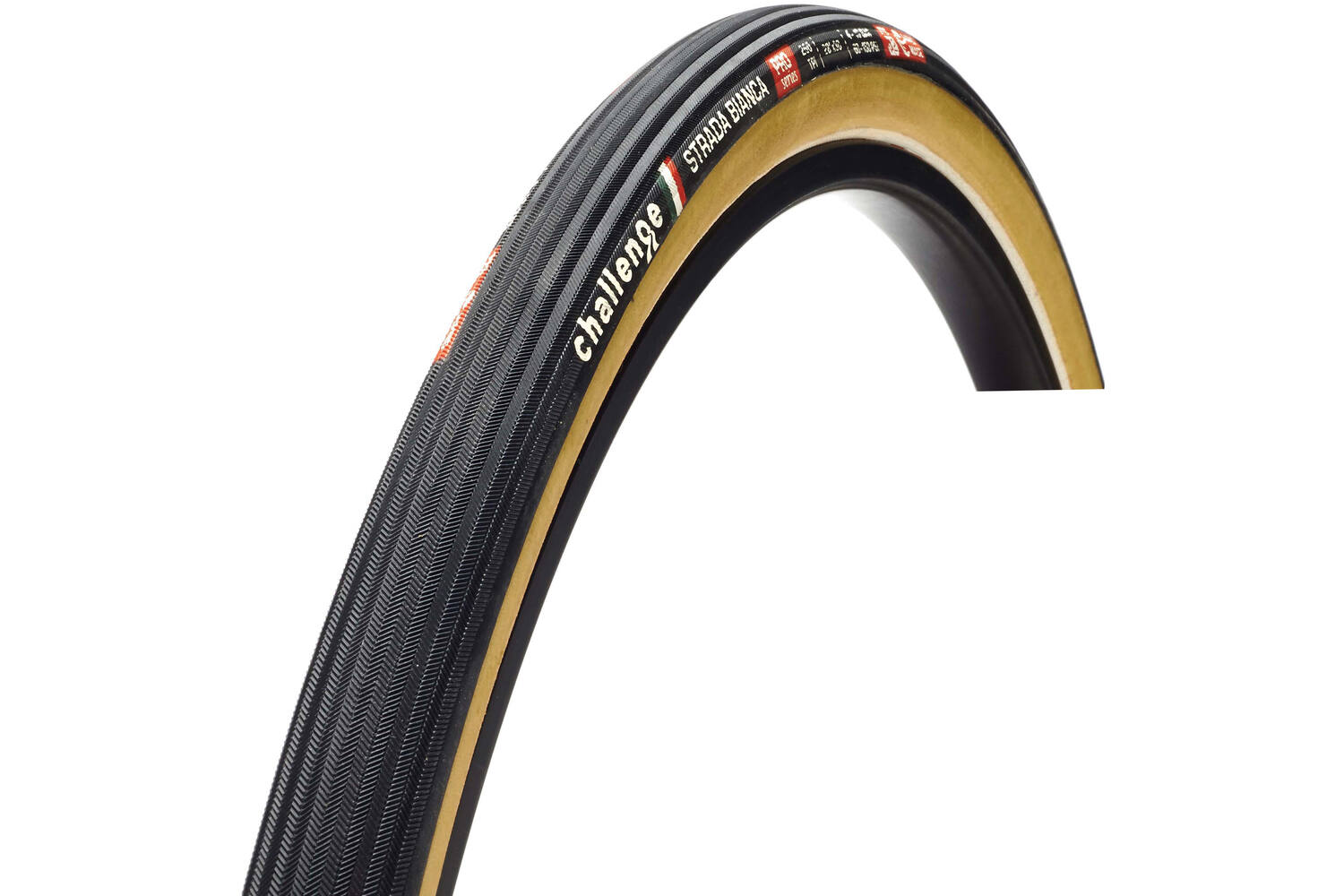Challenge - strada bianca pro ot 700x30c zwart bruin