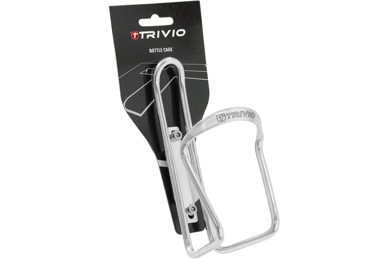 Trivio - bidonhouder aluminium zilver 5mm