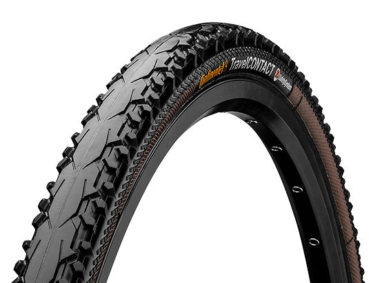 Continental buitenband contact travel 37-622 28x15/8x13/8 zwart reflex