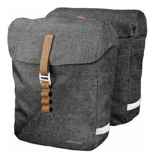 Racktime doppeltasche heda double bag heda dust grey