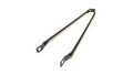 Hzb spatbordstang staal 24 inch 345 mm zwart asgat 10mm