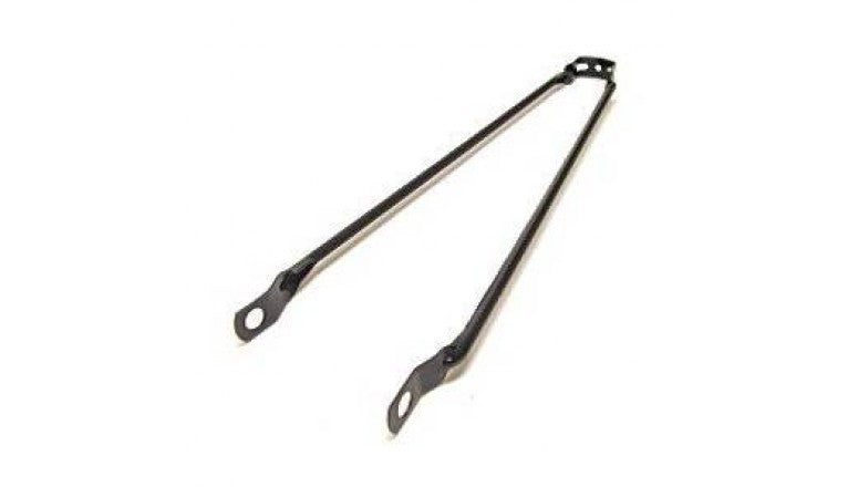 Hzb spatbordstang staal 24 inch 345 mm zwart asgat 10mm