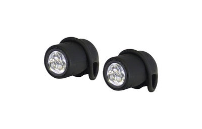 Qt cycle tech verlichtingset siliconen 3-led batterij blister 0100842
