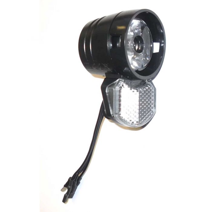 Axa Koplamp eco line 15 lux e-bike 6v met lichtkabel voor en achter