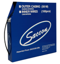 Saccon dx45005c box buitenkabel 5mm versnelling 50 meter zwart