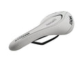 Qt cycle tech ddk corones zadel race wit-gr-zwart cr-mo hollow rail