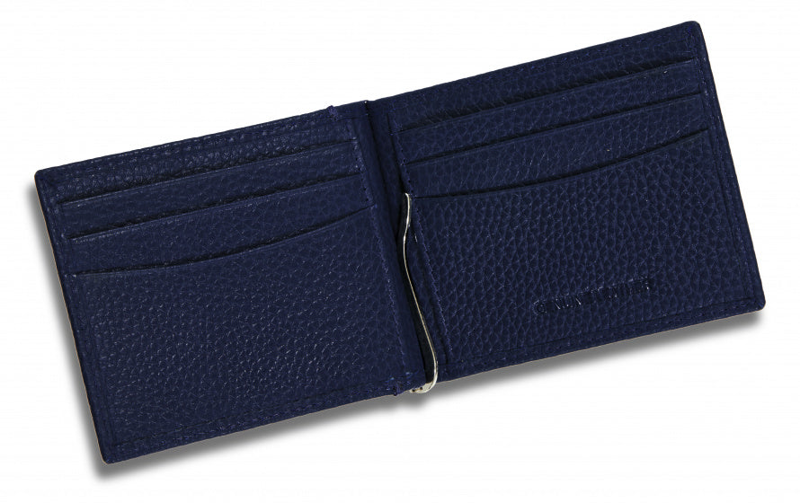 Dal negro Portemonnee Rfid 11,5 x 8,5 cm leer blauw