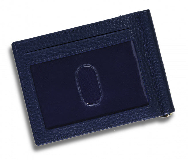 Dal negro Portemonnee Rfid 11,5 x 8,5 cm leer blauw