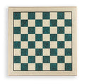 Dal negro Schaakbord 52 x 52 cm hout blauw/wit